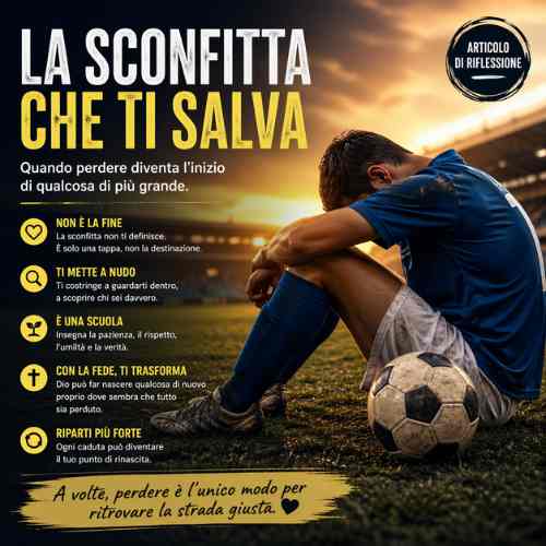 La sconfitta che ti salva